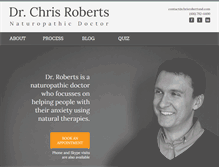 Tablet Screenshot of chrisrobertsnd.com